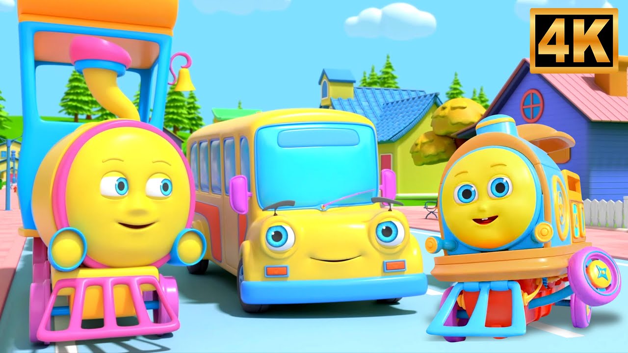 Wheels On The Train - Nursery Rhymes And Baby Songs by Huffy Puffy Train