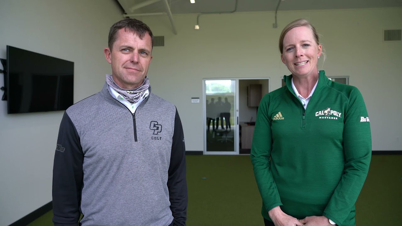 Cal Poly Golf: New Mustang Golf Academy Tour with Phil Rowe and Sofie Aagaard