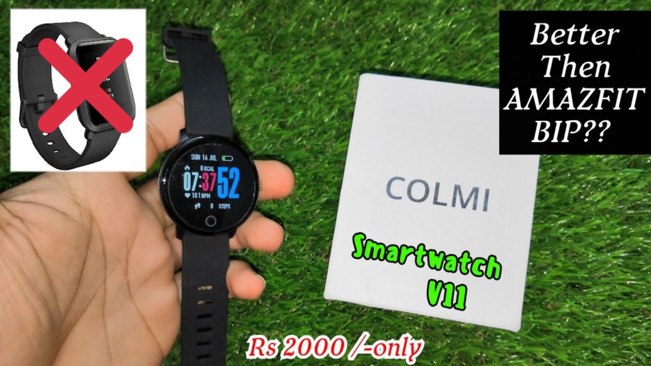 COLMI v11 Fitness Activity tracker IP67 waterproof Smart watch Tempered glass Heart rate monitor