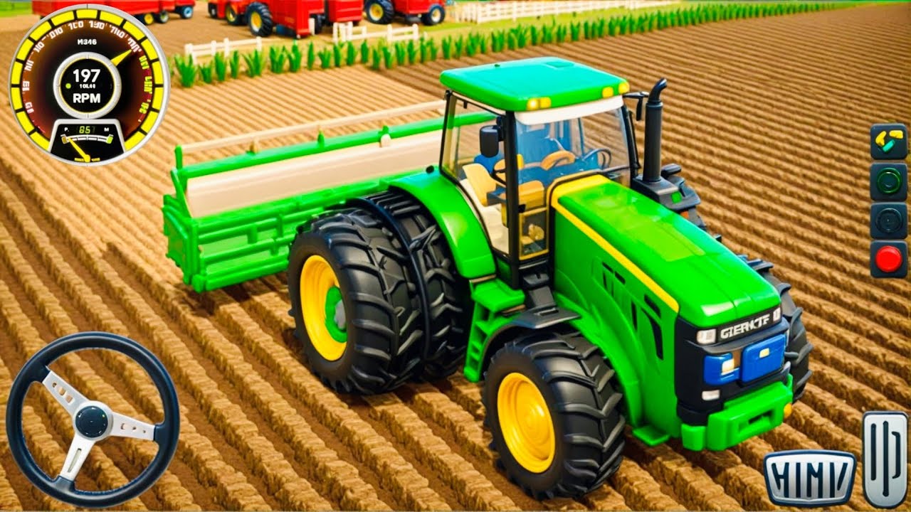 US Tractor Farming Simulator 3D - Real Farm Life Experience! - Android GamePlay