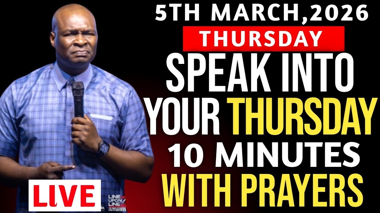 Thursday 5th March, 2026] Speak Into Early Morning Prayer | Spiritual Prayer-Apostle Joshua Selman
