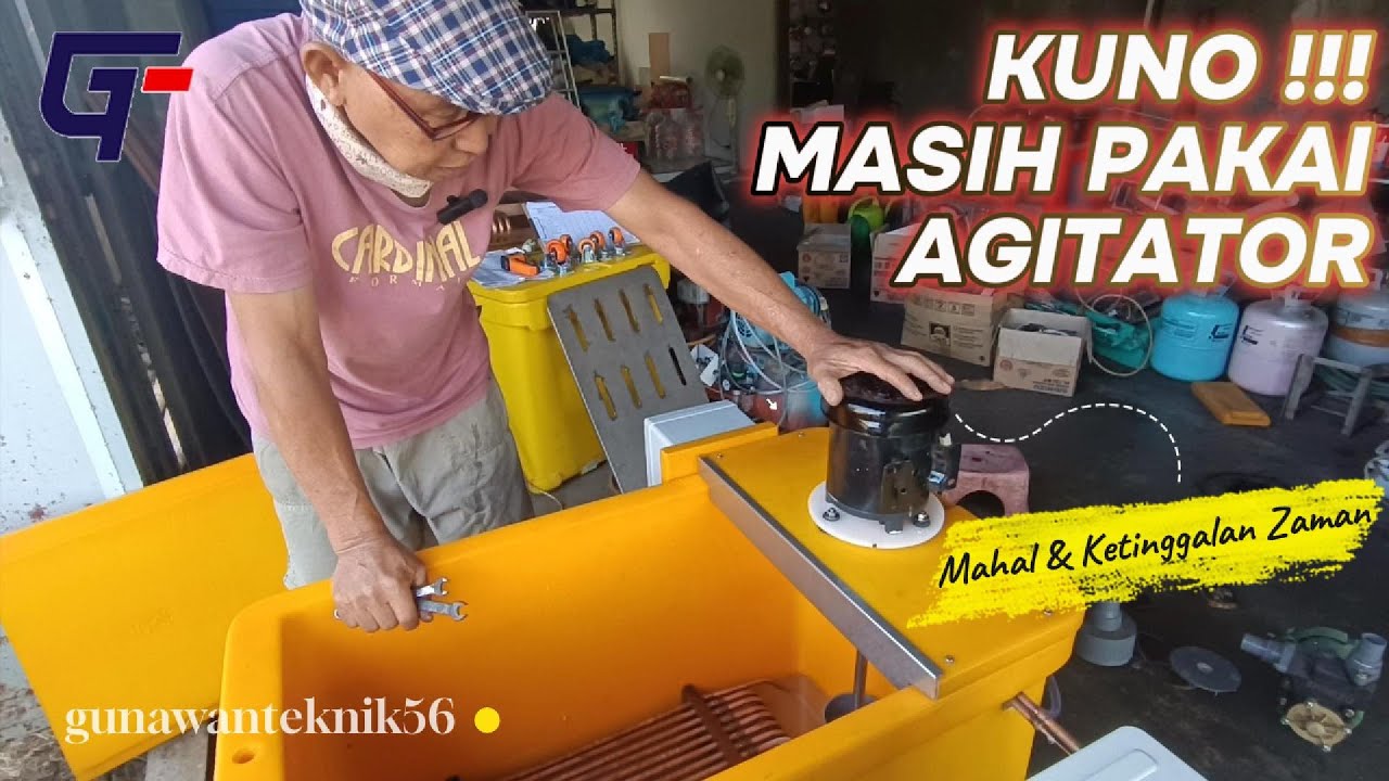 Kelemahan pengaduk air Garam menggunakan Agitator  | Mesin ES @gunawanteknik56