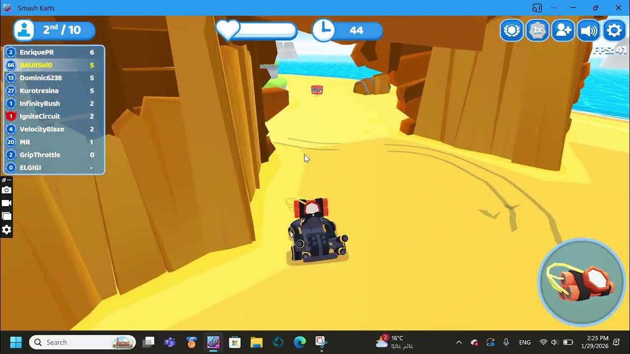 Smash Karts gameplay