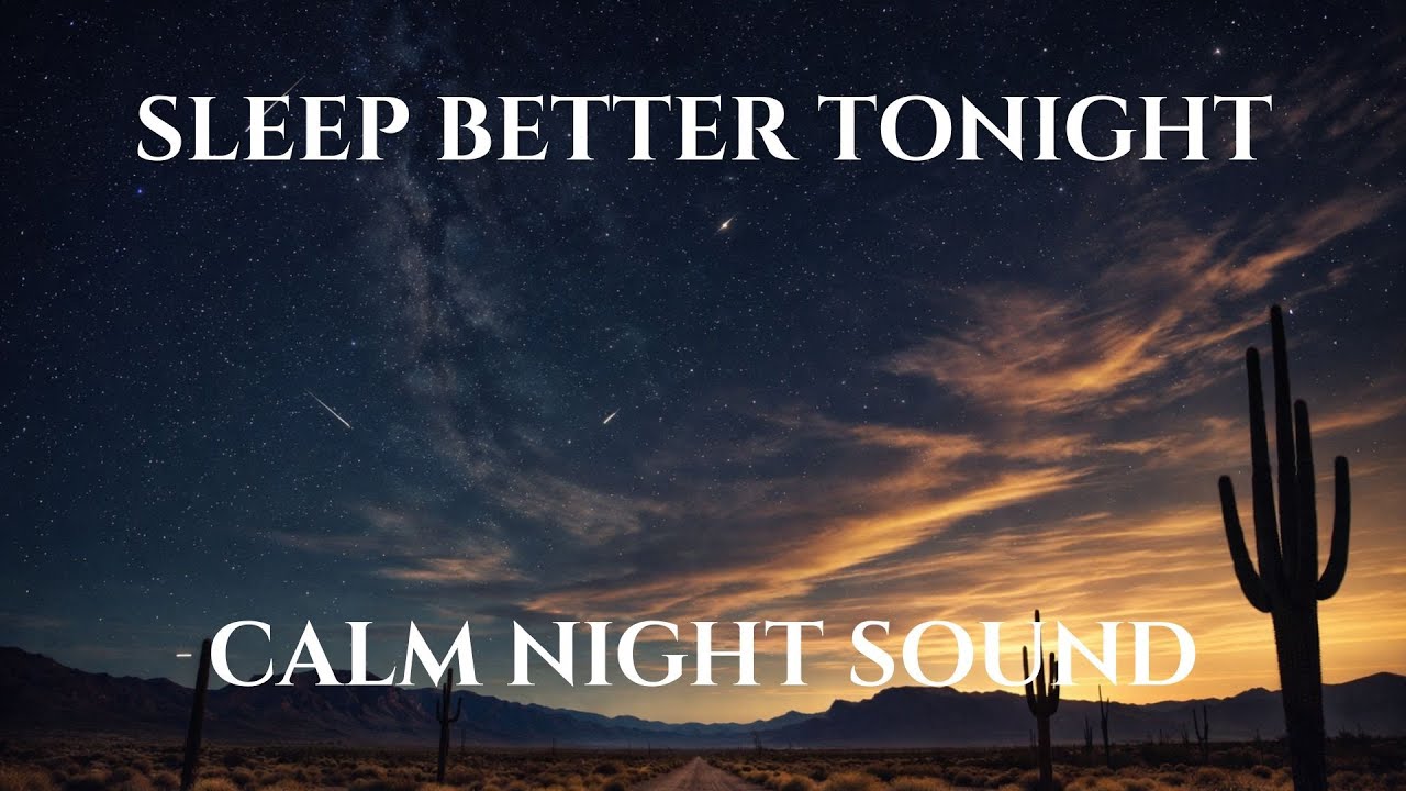 Sleep Better Tonight 🌙 Calm Night Sounds for Deep Rest