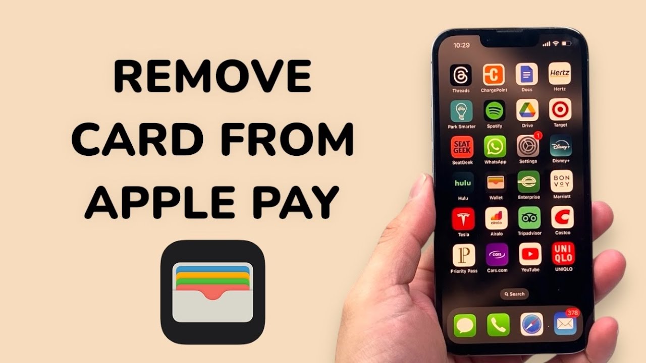 How To Remove Payment Card From Apple Pay