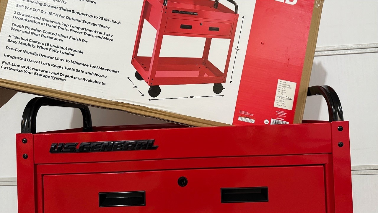 Harbor freight 30 inch service cart