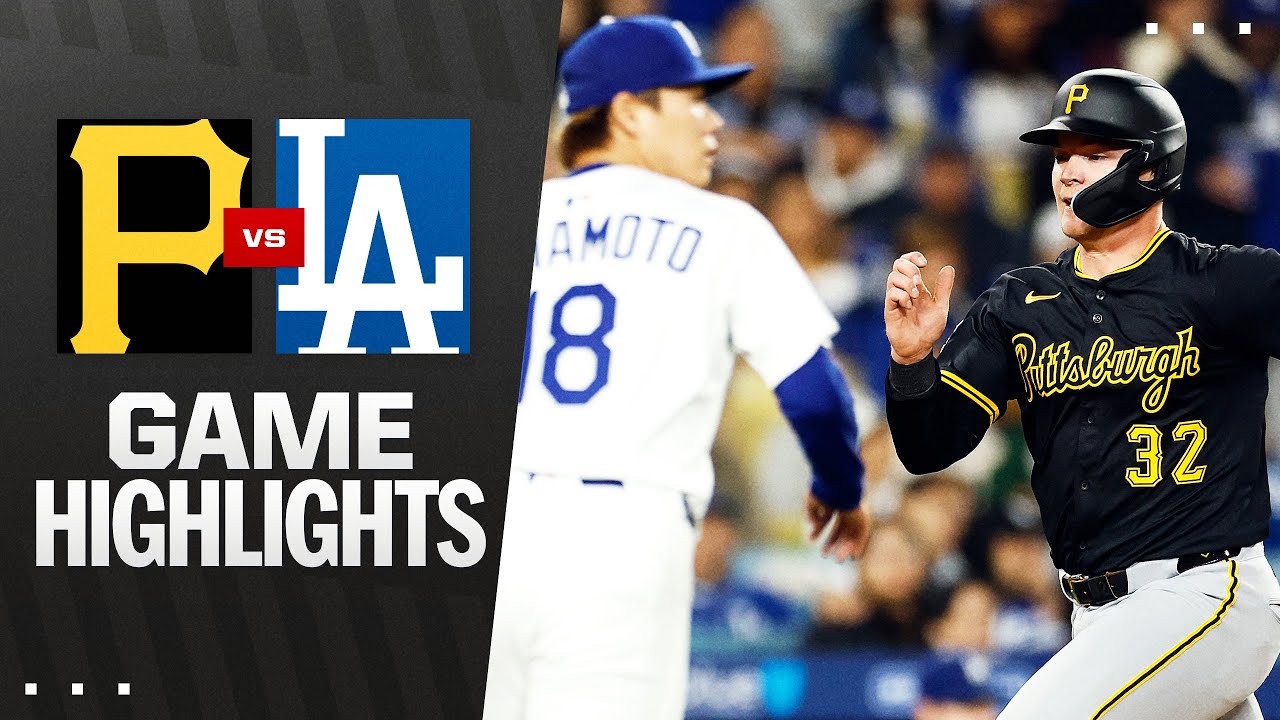 Pirates vs. Dodgers Game Highlights (4/25/25) | MLB Highlights