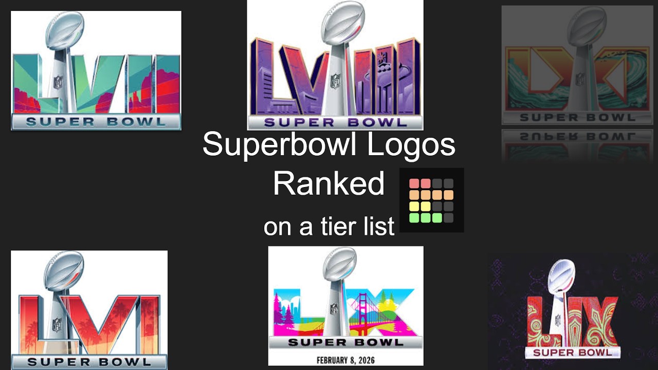SuperBowl Logos Ranked on a tierlist (1-61)