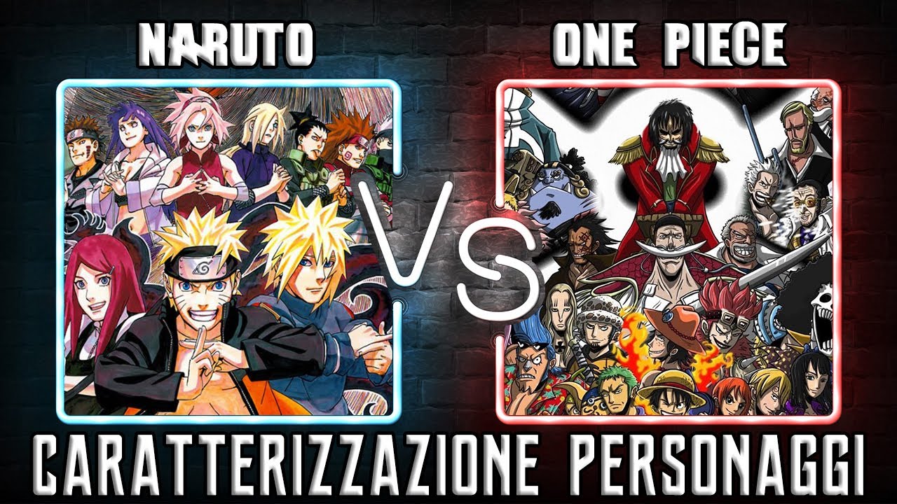 NARUTO VS ONE PIECE - Caratterizzazione Personaggi