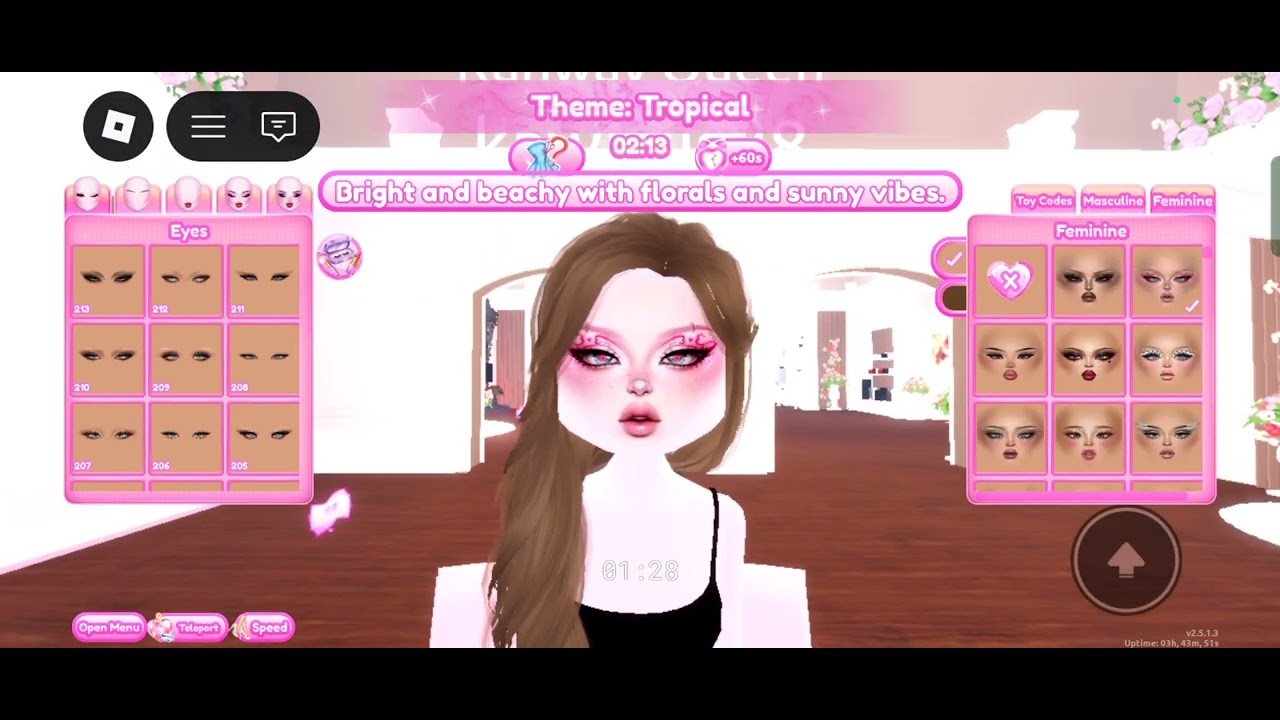 Part-1 of the valentine's day challenge #roblox #dresstoimpress #gaming 