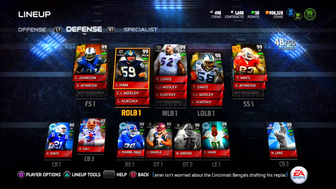 MY 99 OVR MUT TEAM!!!