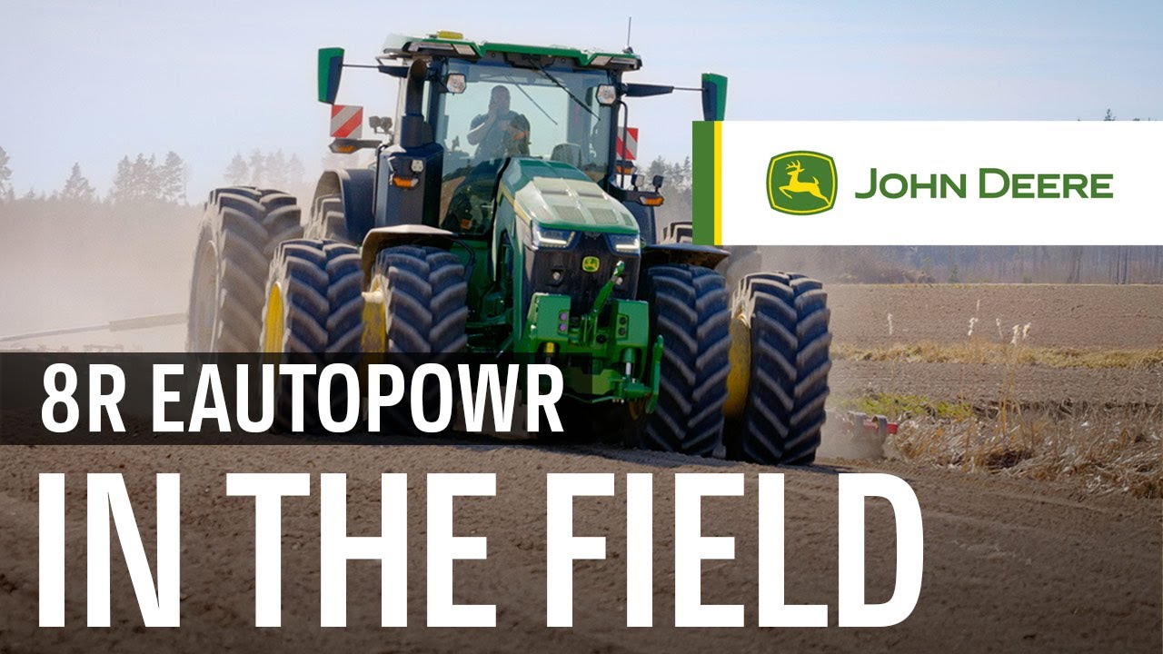 John Deere 8R 410 eAutoPowr: POWER Meets PRECISION on the Farm