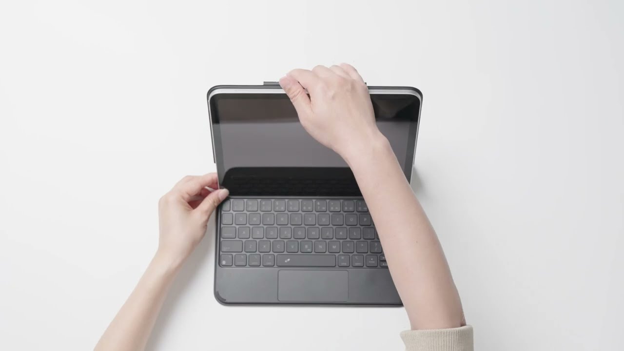 Dexnor Ultra-portable Keyboard Case for iPad (A16)11th Gen/10th Gen with Built-in Trackpad