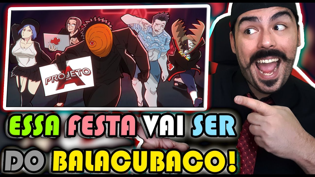 REACT - ANIMAÇÃO - AKATSUKI FAZ UMA FESTA! #1 PREPARATIVOS! @VoiceMakers