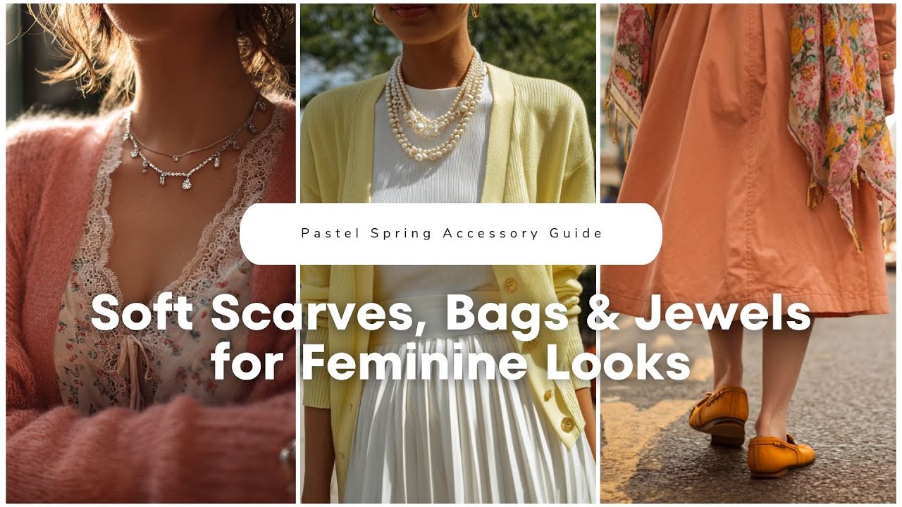 🌸 Pastel Spring Accessory Guide: Soft Scarves, Bags & Jewels for Feminine Looks! 🎀
