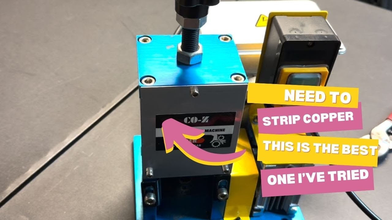 CREWORKS Wire Stripper Machine: Easy & Efficient Cable Recycling