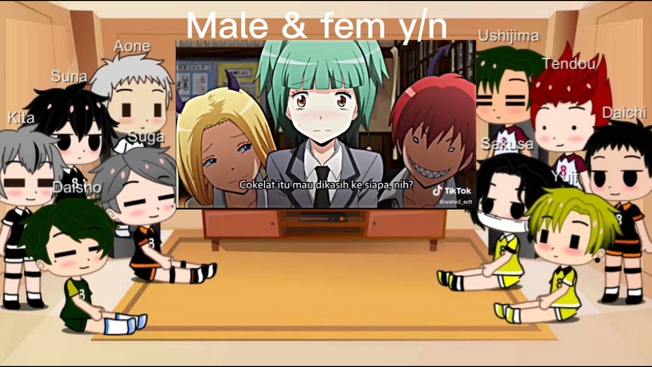 Haikyuu React To Fem Y/n and Male Y/n Part 2