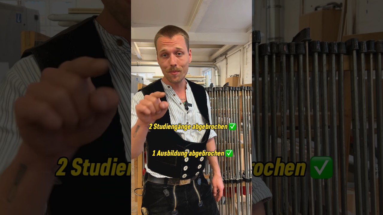 Meine Pers&ouml;nliche Geschichte: Studium vs. Handwerk: Mein Werdegang #story #diy #handwerk #shorts