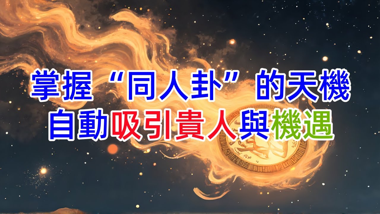 掌握“同人卦”的天機：停止向外尋找貴人，讓你成為能量中心，自動吸引貴人與機遇  #國學 #易經 #同人卦 #吸引力法則 #天人合一