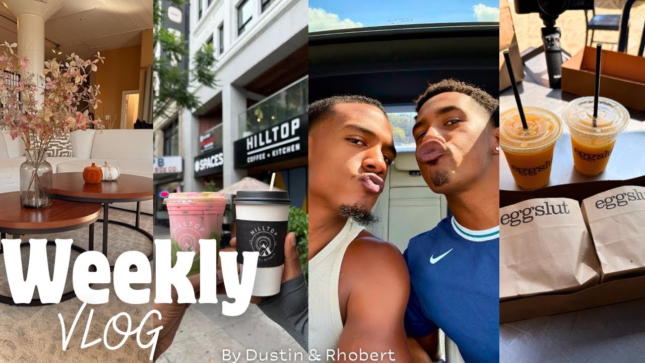 VLOG | DTLA Living + Waymo Experience + Dispensary + Matcha & Coffee | Dustin & Rhobert