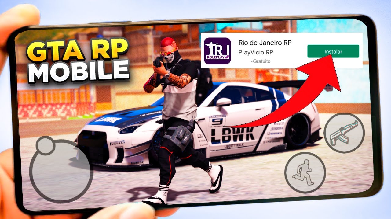 O MELHOR GTA ROLEPLAY ANDROID!💥COMO JOGAR GTA RP NO CELULAR!! (Fácil e Rápido 2025)