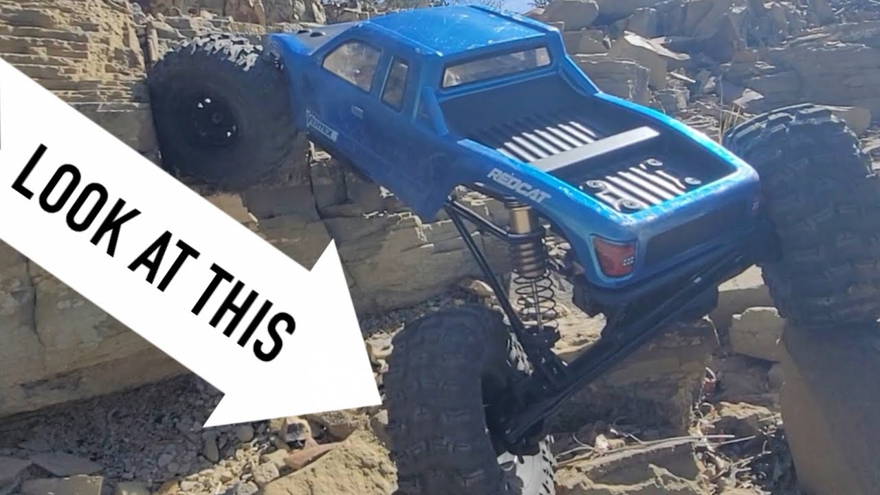 Redcat Vertex 6 4ws! @desertrc @redcatracing #Rccrawler #rc #tinytruck #redcat #rockcrawling