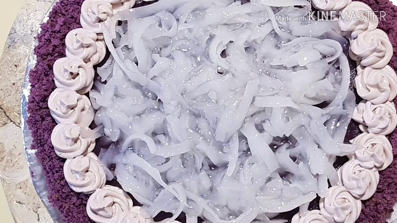Ube-Macapuno Cake (Recipe #1)