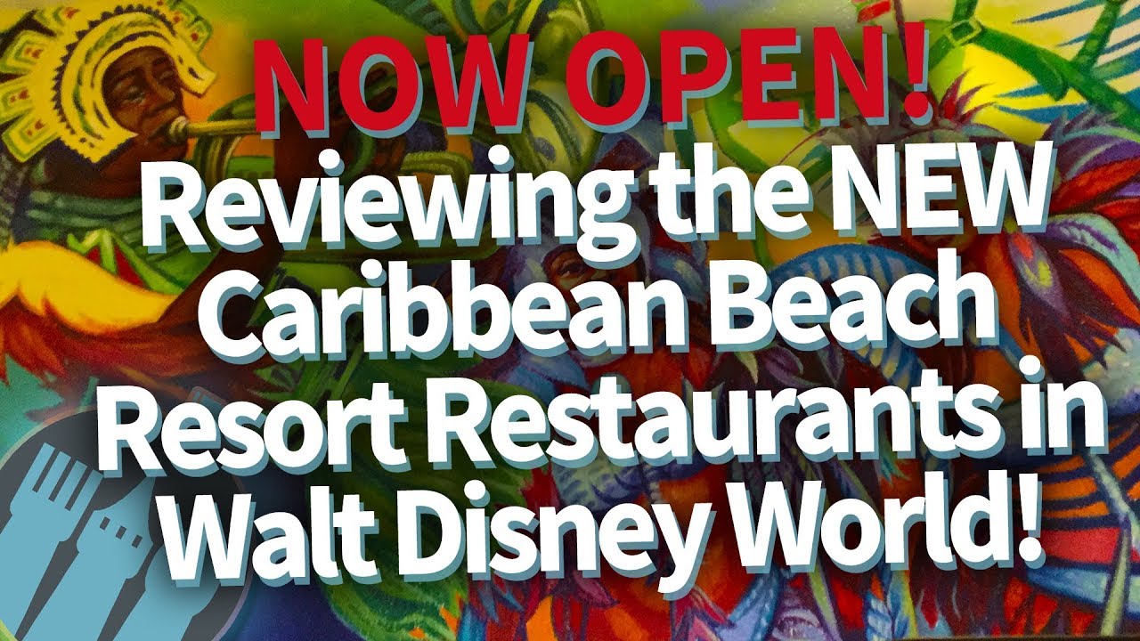*NEW RESTAURANT* REVIEWS at Disney World's Caribbean Beach Resort!