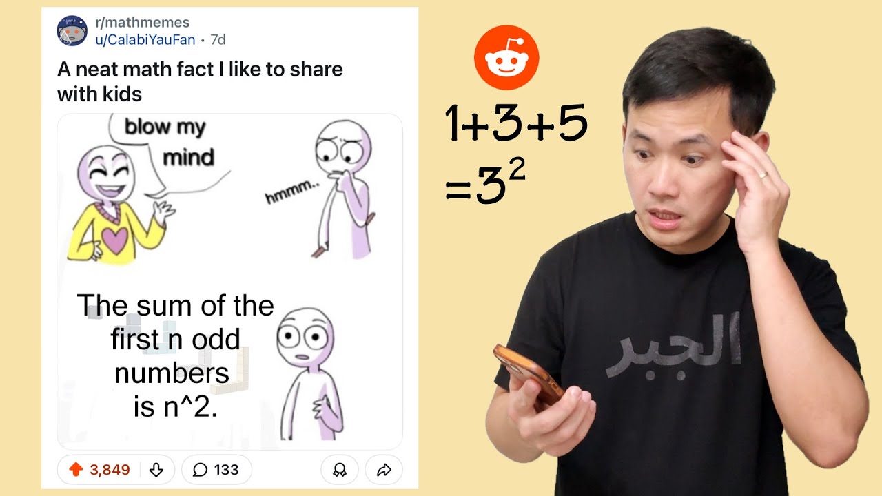 You don't need high-level math to blow people's minds! Reddit r/mathmemes
