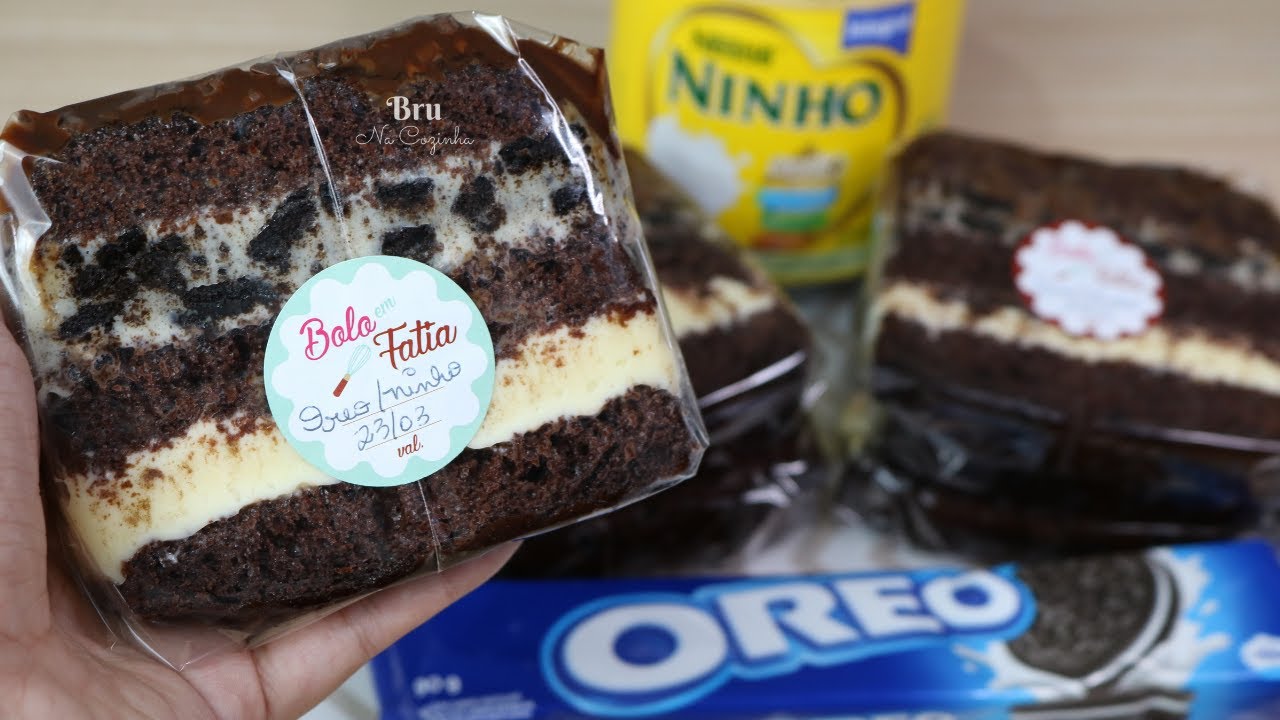 FAÇA E VENDA BOLO EM FATIAS OREO COM NINHO - BOLO EM FATIAS TENDÊNCIA  | Bru na Cozinha |