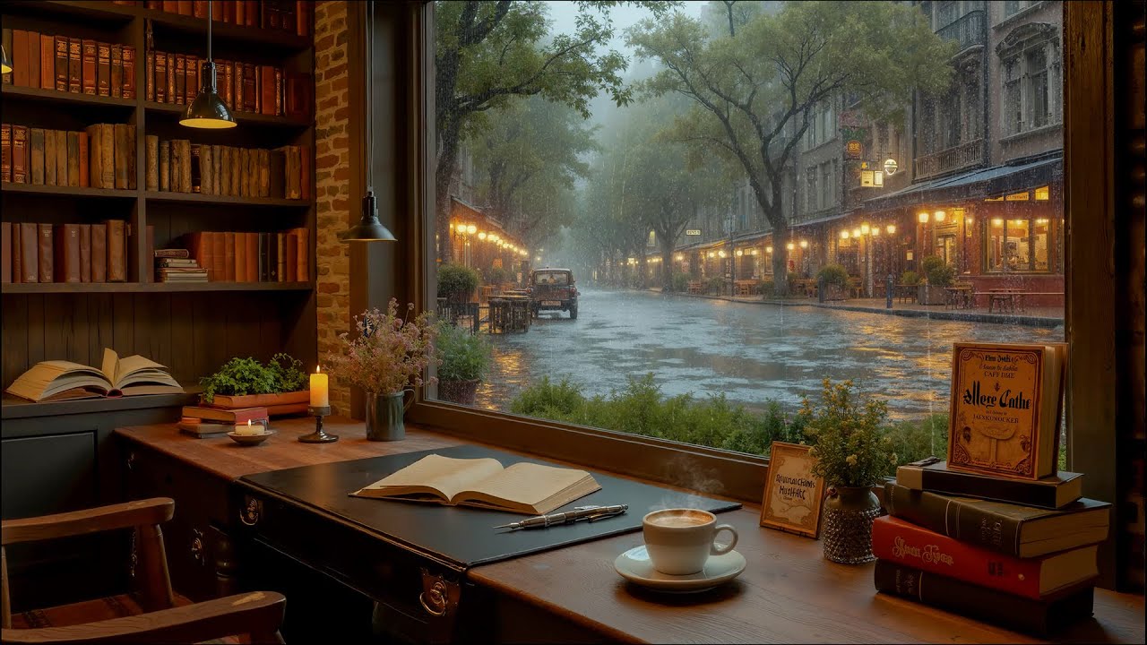February Winter Jazz  | Cozy Smooth Jazz Piano for a Rainy Day at Home