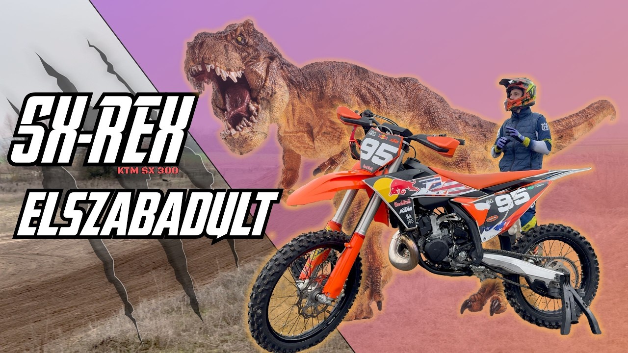 🦖🔥SX125 VAGY SX300-ZAL GYORSABB PALI 1 KÖRÖN?! SX-REX TESZT🦖
