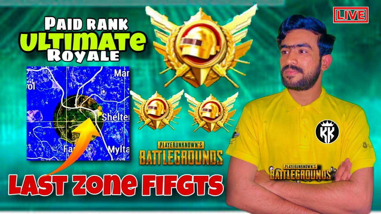 ULTIMATE RANK PUSH TOP RANKING FASTEST GAMEPLAY 🔥| Pubg Mobile | kkgamingytlive