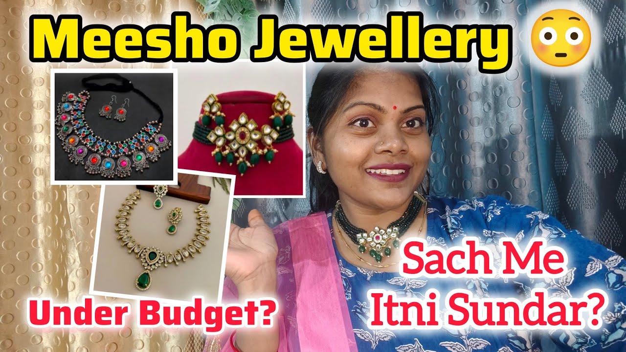 Meesho Jewellery 😳 Sach Me Itni Sundar? Honest Review