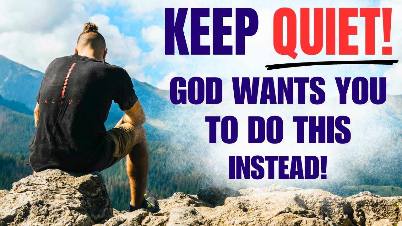 Why God Wants You To Be Silent? | The Power Of Silence (Christian Motivation)