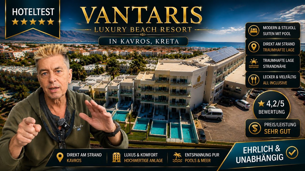 Vantaris Luxury Beach Resort der Rundgang !!!!     Kreta/Crete 2023