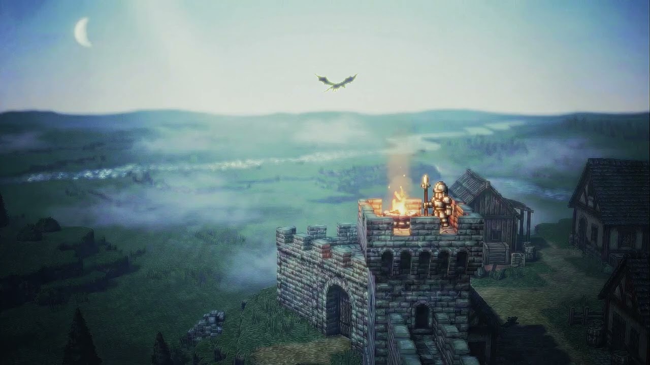 Alone on the Misty Watchtower | Medieval Fantasy Ambient, Campfire Crackle for Sleep & Study