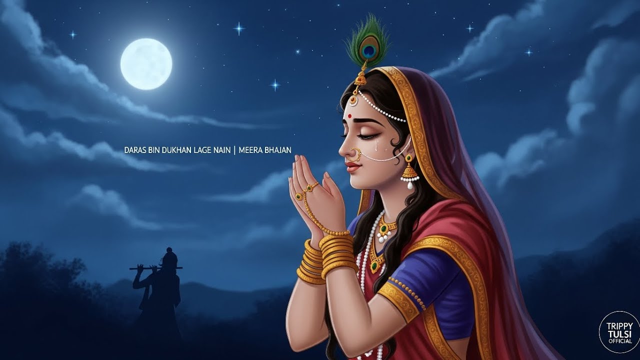 Daras Bin Dukhan Lage Nain | Virah Meera Bhajan | Trippy Tulsi Official