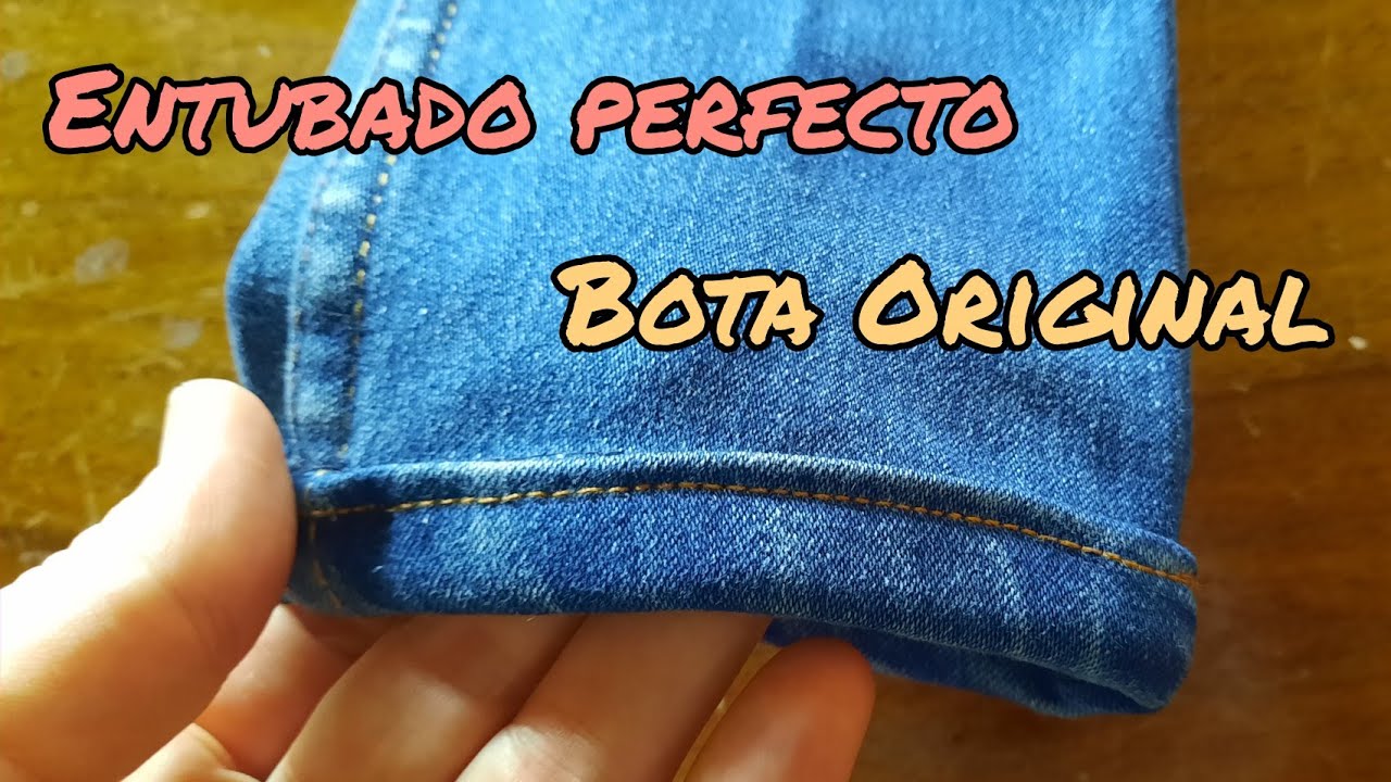 Cómo Entubar y Cortar un Pantalón dejando la Bota Original