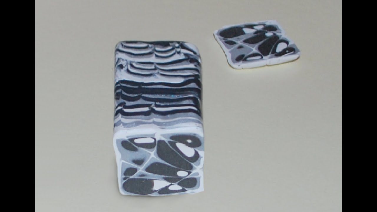 Mokume Gane Polymer Clay Cane Tutorial