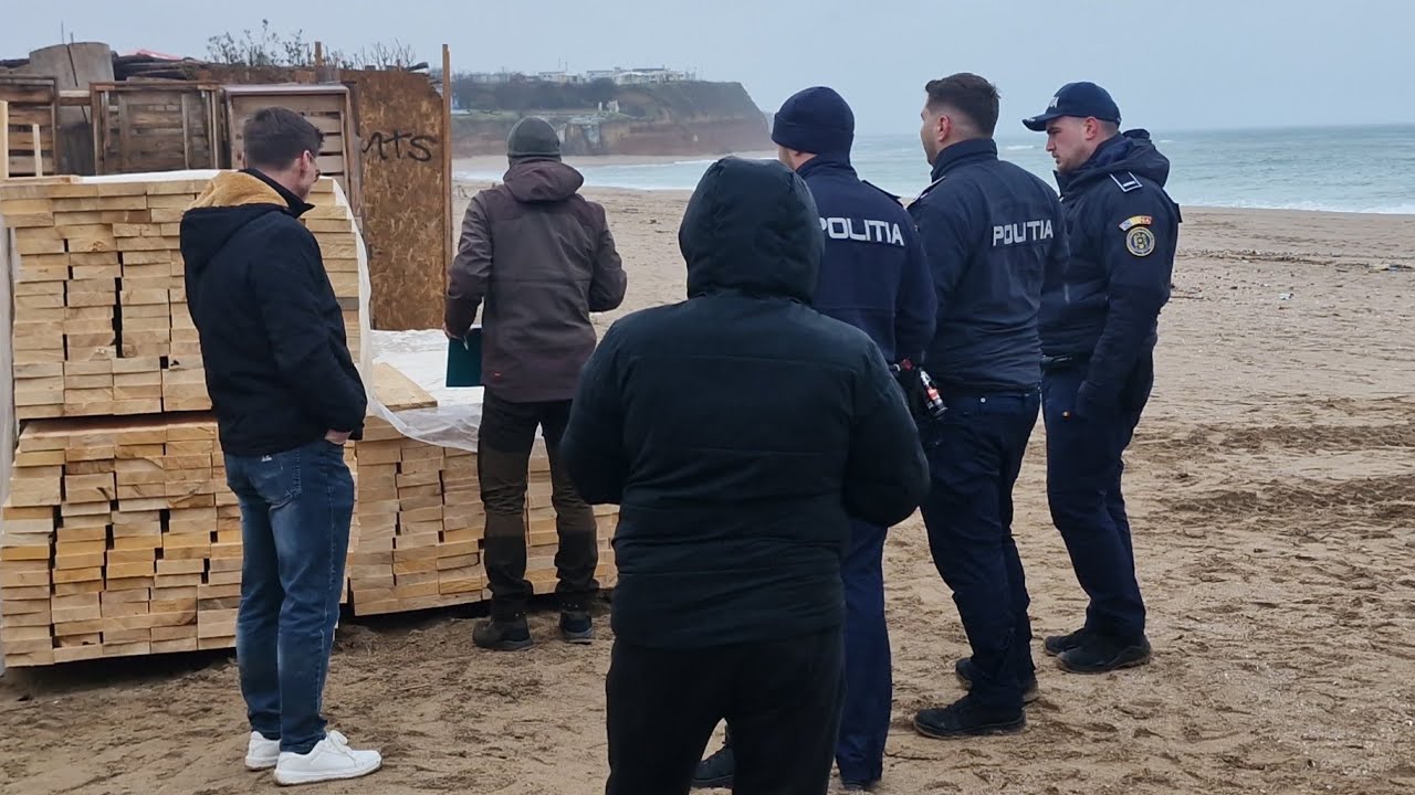 Camion cu cherestea confiscat la Constanța ! Poliția 112 și activiștii în acțiunea 