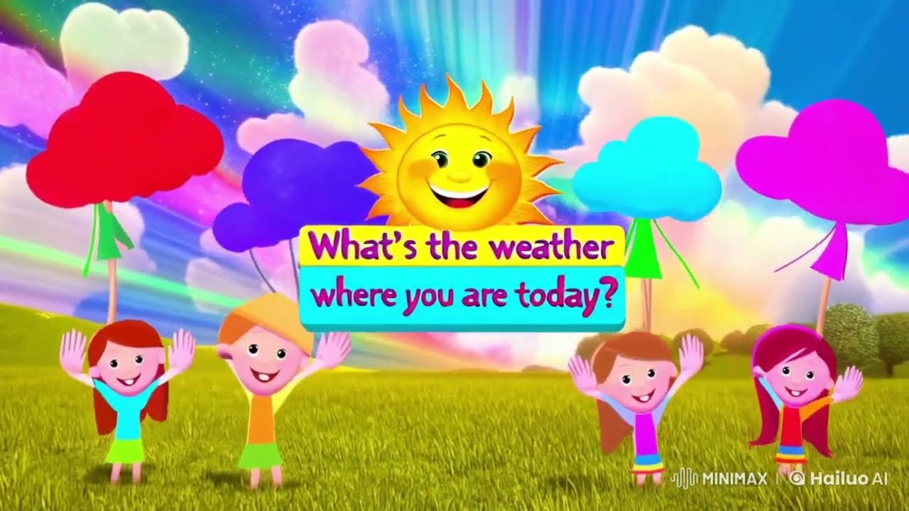 The Weather Song ☀️🌧️ | Learn About Weather for Kids | Fun Nursery Rhymes & Songs