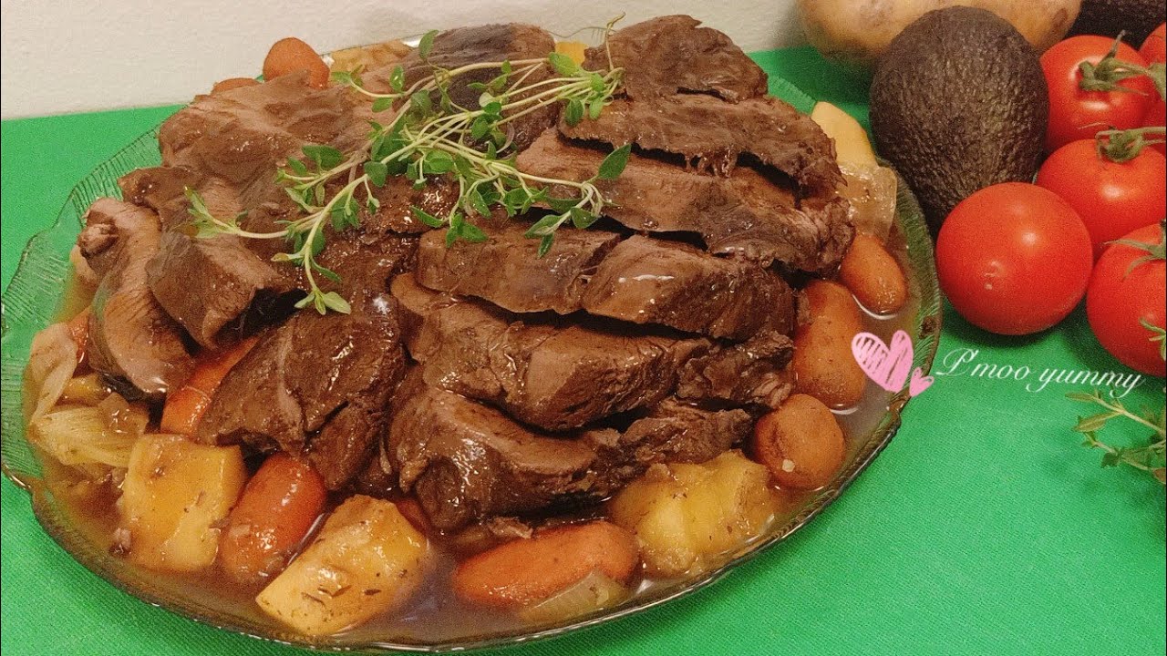 เนื้อกวางตุ๋น(พอทโรส)/ Venison pot roast