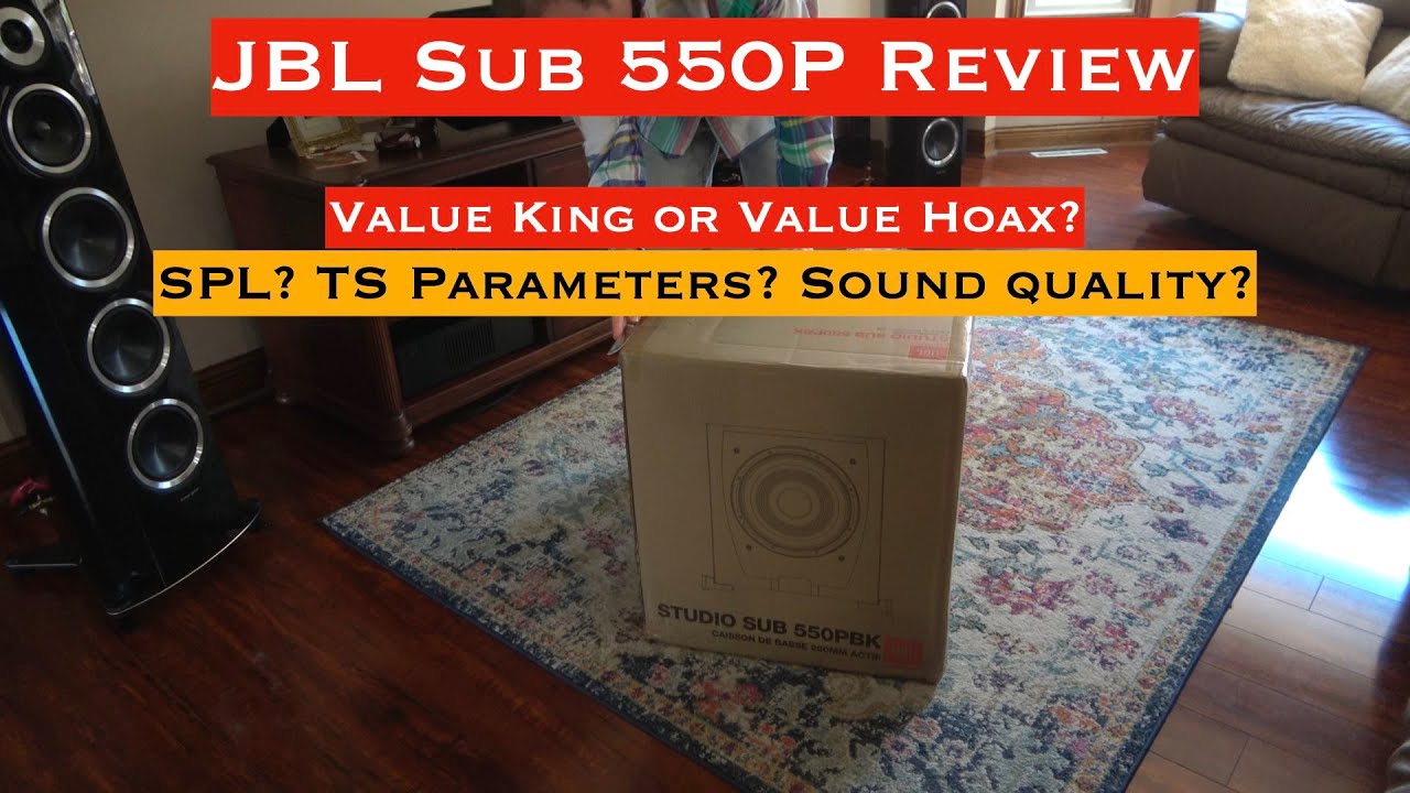 A Review of The JBL Sub 550P Subwoofer