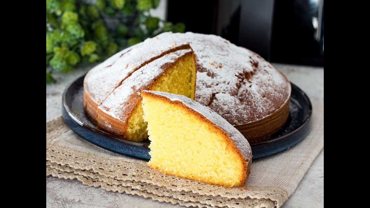 TORTA AL LIMONE IN FRIGGITRICE AD ARIA