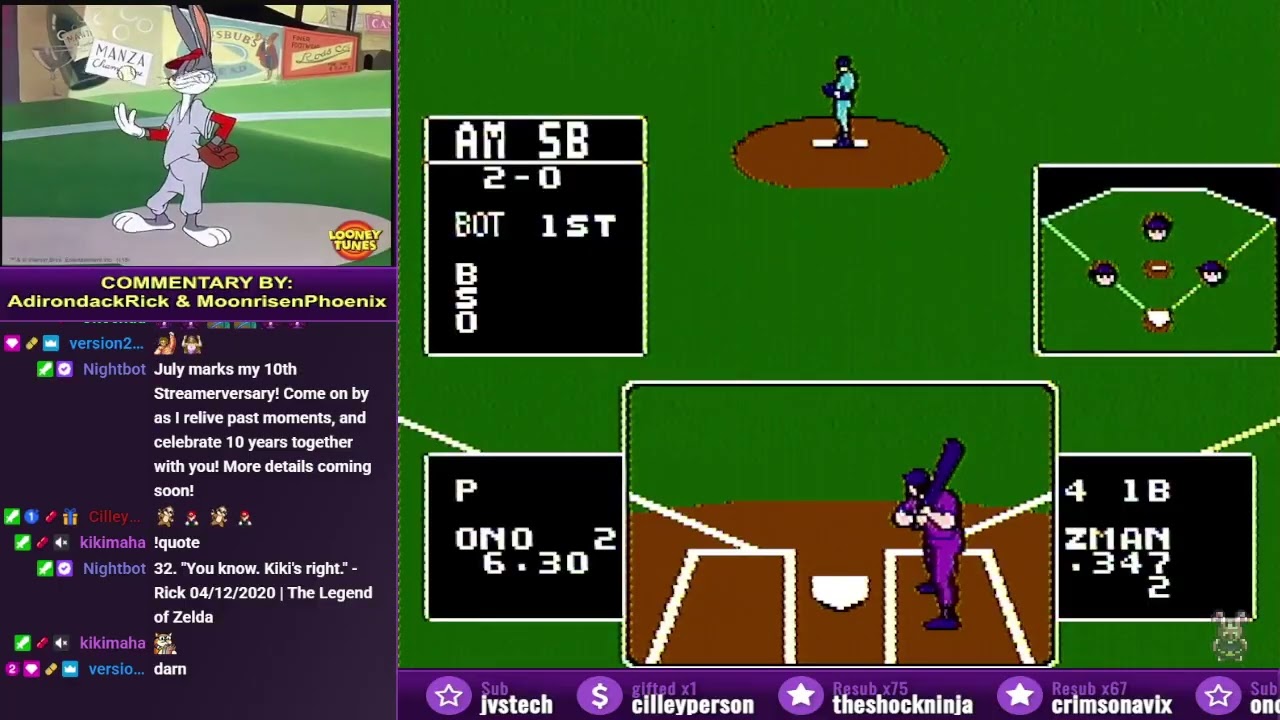 Chat Plays Baseball Stars Game 6: Adirondack Mechanic 5's at Spiral Cave Bunnies