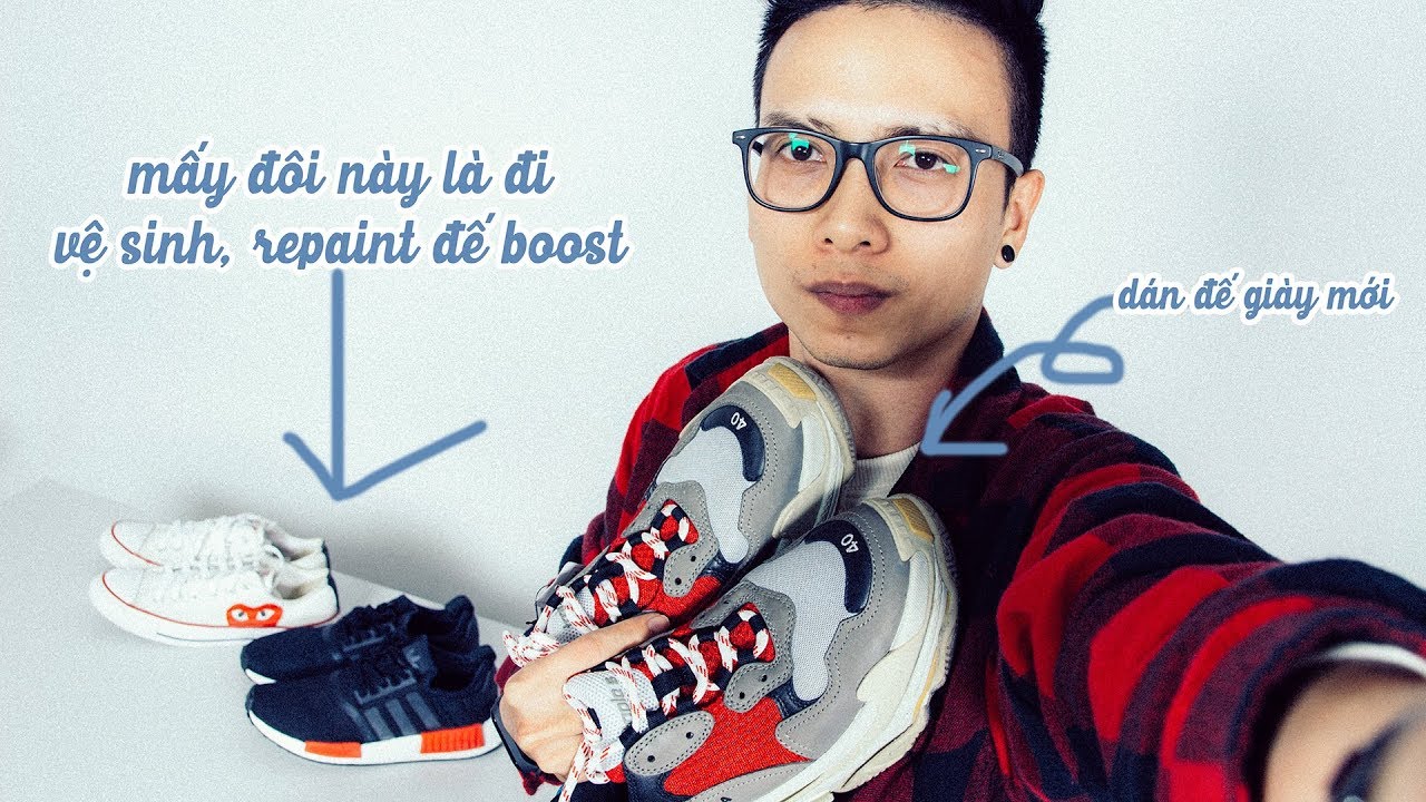 Mang Balenciaga Triple S mới mua đi dán đế và cái kết