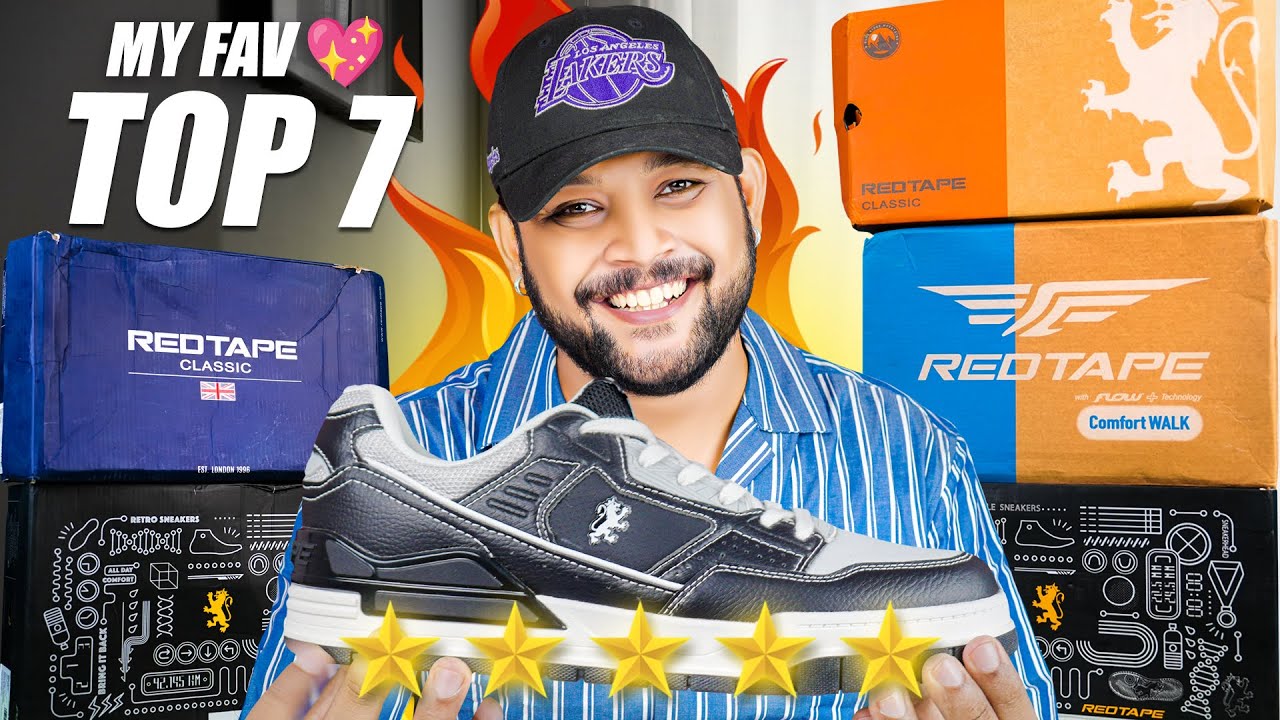 TOP 7 Best Red Tape Casual Shoes & Sneakers for Men 🔥 Red Tape Running Shoes Haul 2025 | ONE CHANCE