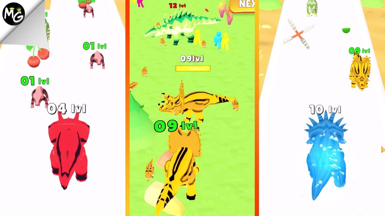 Evolusi Dino Kecil Menjadi Besar Dan Kuat | Game Dinosaur Evolution