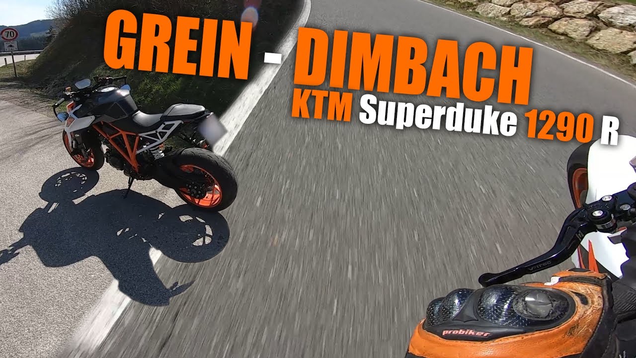 Erstes mal Knieschleifen mit der KTM Superduke 1290 R 🧡 Grein-Dimbach 🔥 Gmiadliche Runde